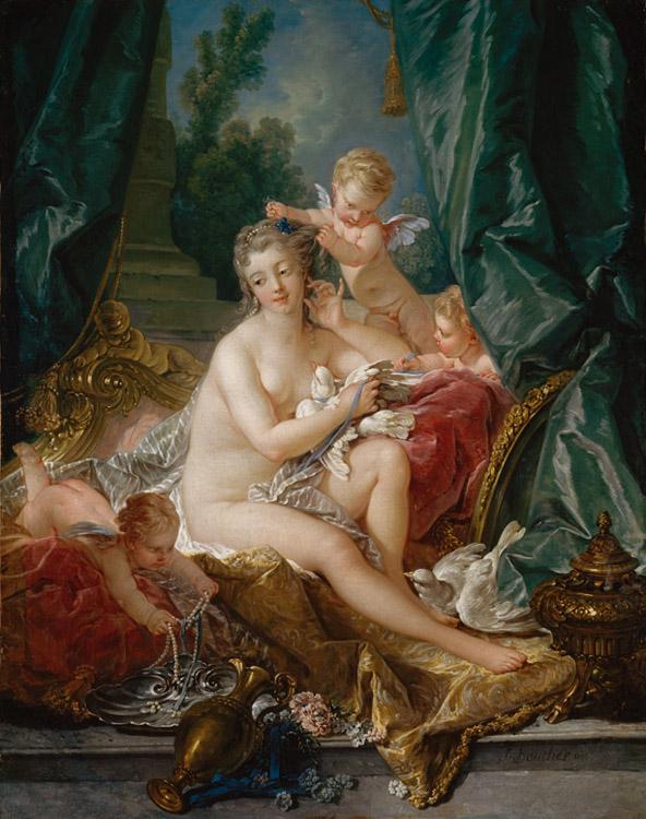 Francois Boucher The Toilette of Venus (mk08) oil painting image